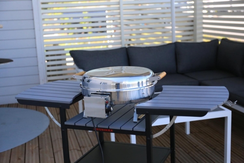 Muurikka sommerkøkken el, inkl. vogn grå