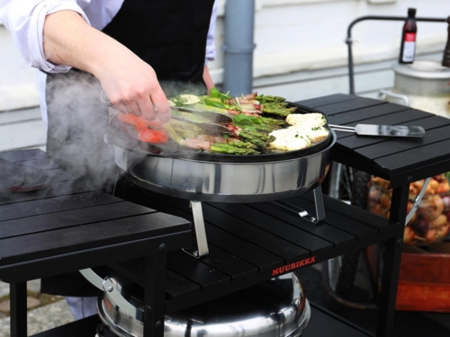 Muurikka sommerkøkken el, inkl. vogn sort