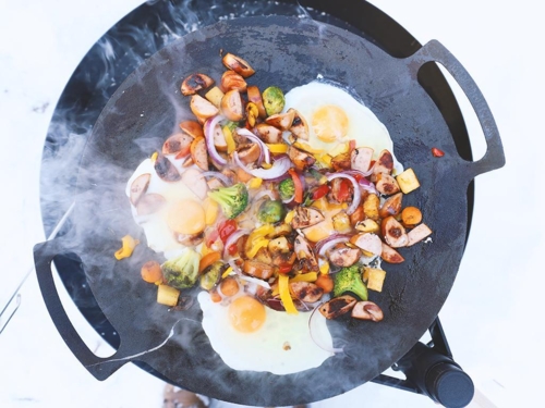 Muurikka stegeplade 38 cm m/ben og opb.pose