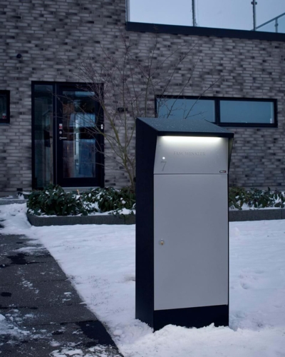 Allux Bjørn Sort m. alu. grå front