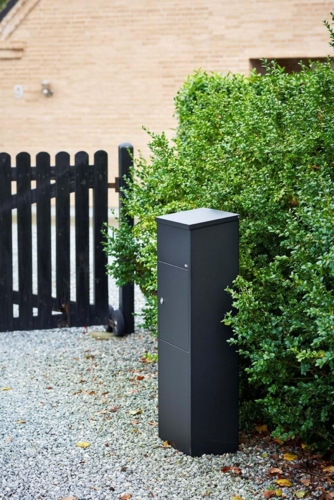 Allux 600 Sort m. cylinderlås