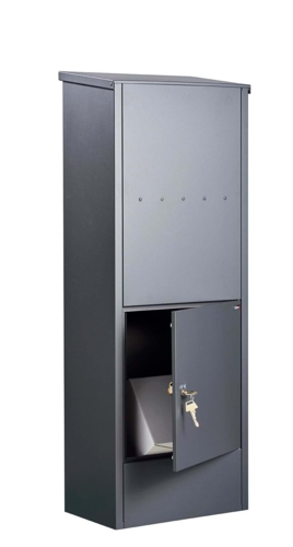 Allux 600 Antracit m. udtag bag og Ruko lås