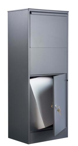 Allux 800 Antracit large - ekstra stor pakkepostkasse