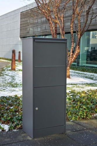 Allux 800 Antracit large - ekstra stor pakkepostkasse