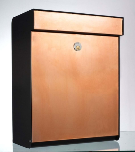 Allux Grundform Sort m. kobber front