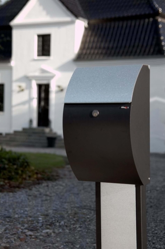 Allux 7000  Sort m. galvaniseret klap