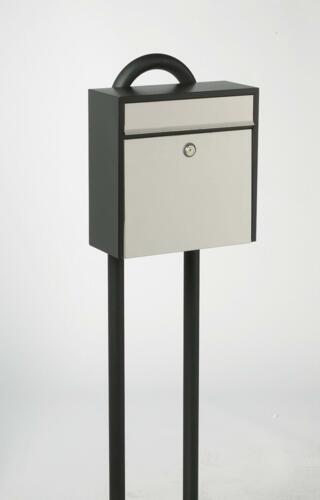 Allux 250 Sort m.rustfri stål front