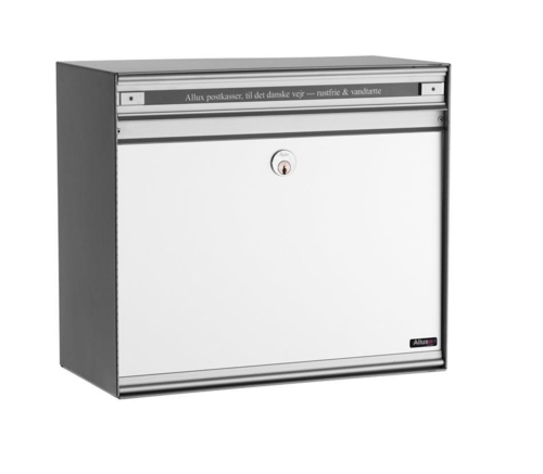 Allux SC200 - uden lås Alu. grå RAL 9006 Alu.låge