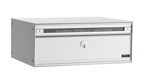 Allux PC2 - uden lås Hvid RAL 9016 m. stållåge 7 modul