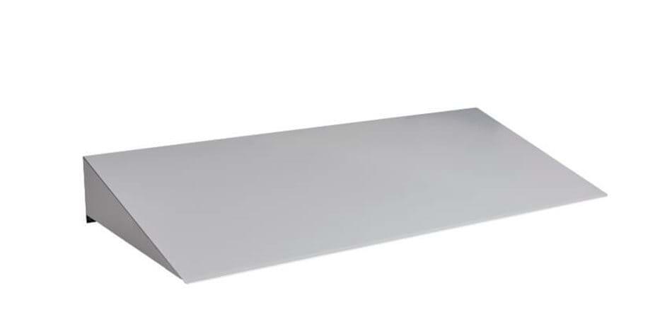 Skråtag til PC2 2 sektion alu. grå