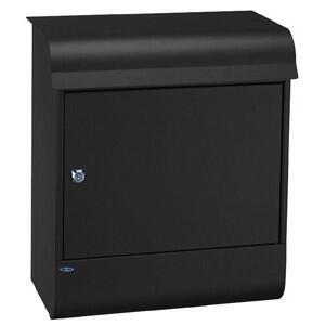 Mefa postkasse 495 Magnum sort m/Ruko lås
