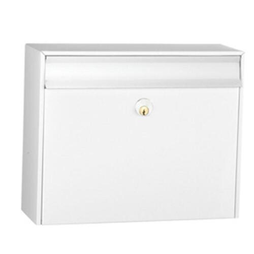 Mefa postkasse 100 Classic hvid m/Ruko lås