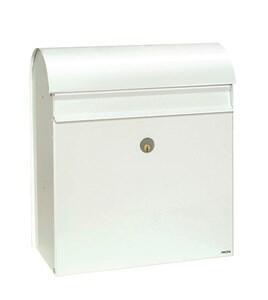 Mefa postkasse 870 Jade hvid RAL 9016