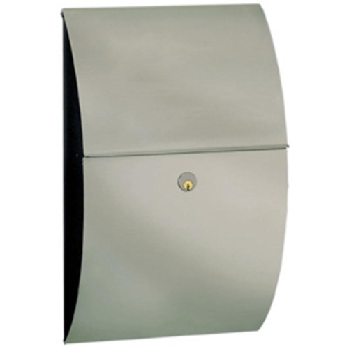 Mefa postkasse 632 Journal rustfri/sort