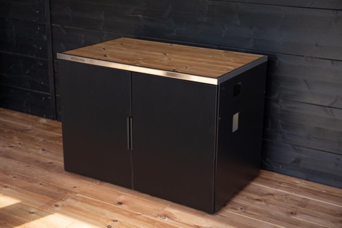 Muurikka udekøkken skab 100 cm metallåger