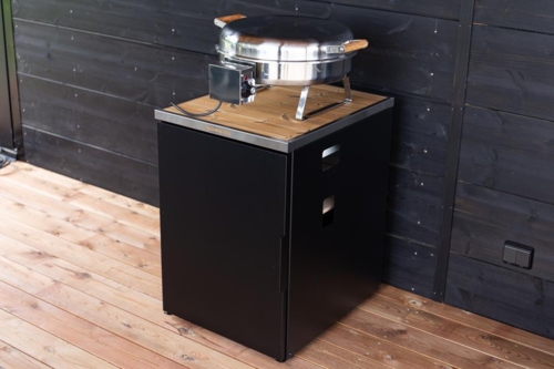 Muurikka udekøkken skab 50 cm metallåge
