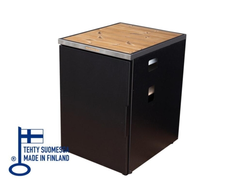 Muurikka udekøkken skab 50 cm metallåge