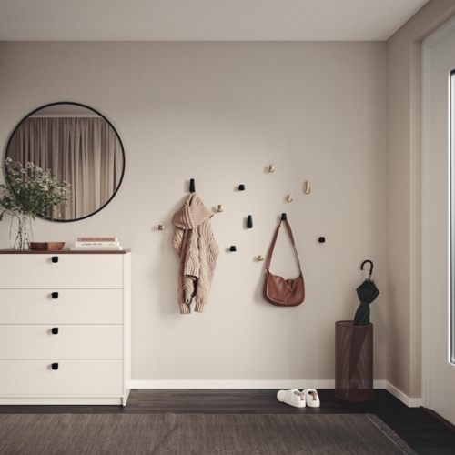 Habo selection knop m.f 1:1 messing