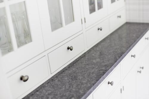 Habo møbelknop 27,5mm 1 stk amadeus børstet tin