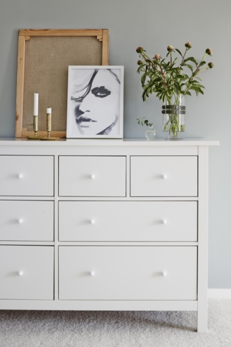 Habo møbelknop 25mm 2stk lucas porcelæn hvid