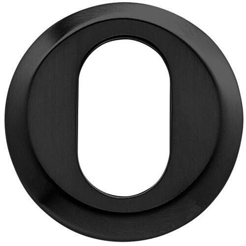 Randi Line 18 cylinderring udv. 11 mm, sort PVD