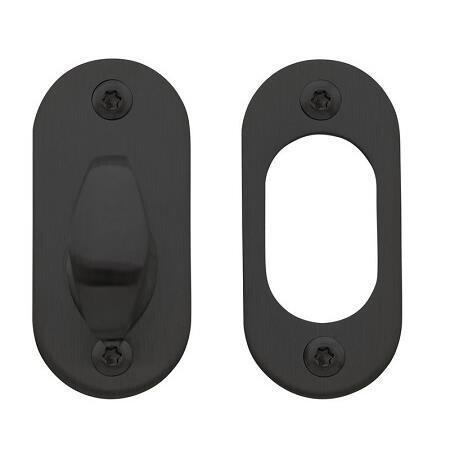 Randi Line 18 cylinderskilt massiv cyl/vrider SMP, sort PVD