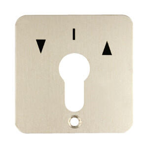 Geba forplade 68x68mm. t/ 2-vejs pil op/ned