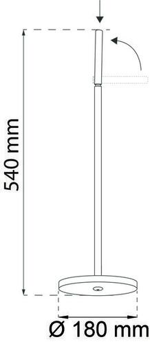 rullholder gulvstand verbena sort sb