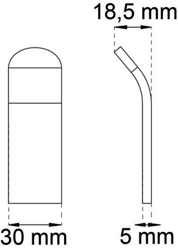 håndklædekrog hazel hvid sb