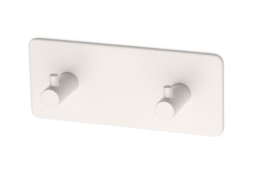 håndklædekrog flair dobbelt hvid sb