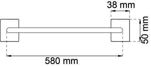 håndklædestang flair hvid sb