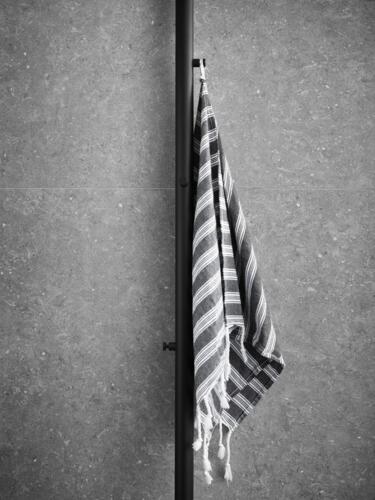 Håndklædetørrer Heather 01 sort