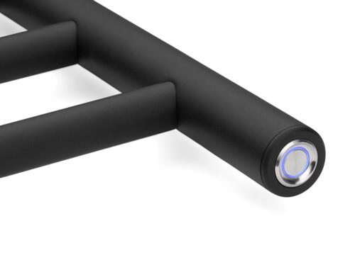 Håndklædetørrer Fern 12 sort