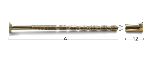 SKRUE MED CASE -MUTTER 931120 4MM