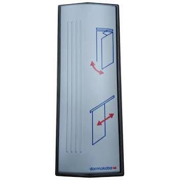 Dorma Albuekontakt AK 205 plast, sølv/grå