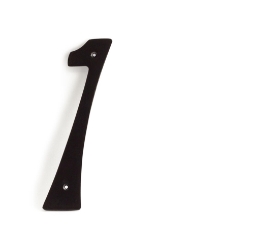 STORT HUSNUMMER SORT 205MM