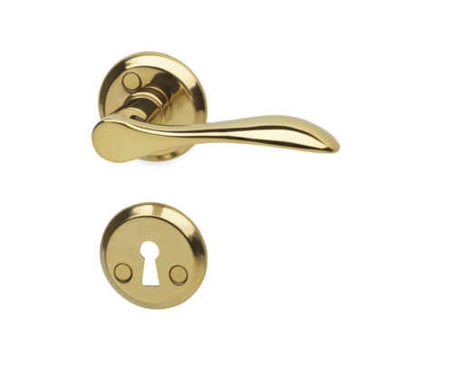 Dørgreb incl. nøgleskilte A342 PVD-messing