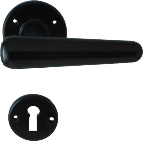 Bakelitt dørhåndtak Torpedo form.