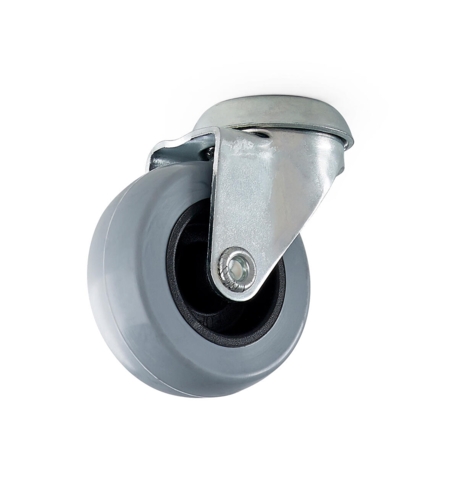 MØBELHJUL MED CENTRUMHUL 75MM