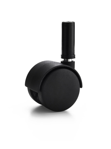 MØBELHJUL SORT NYL 4 ST