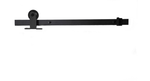 SKYDEDØREBESLAG RETRO SORT TOP