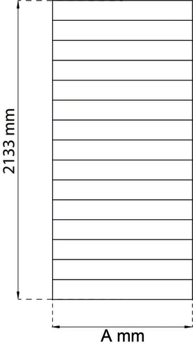 DØR EASY 2133X1000 MM