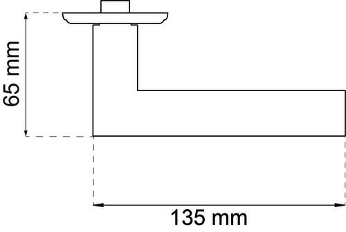 Dørgreb Miami udvendig Børstet aluminium