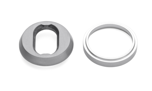 Cylinderring Universal Børstet aluminium