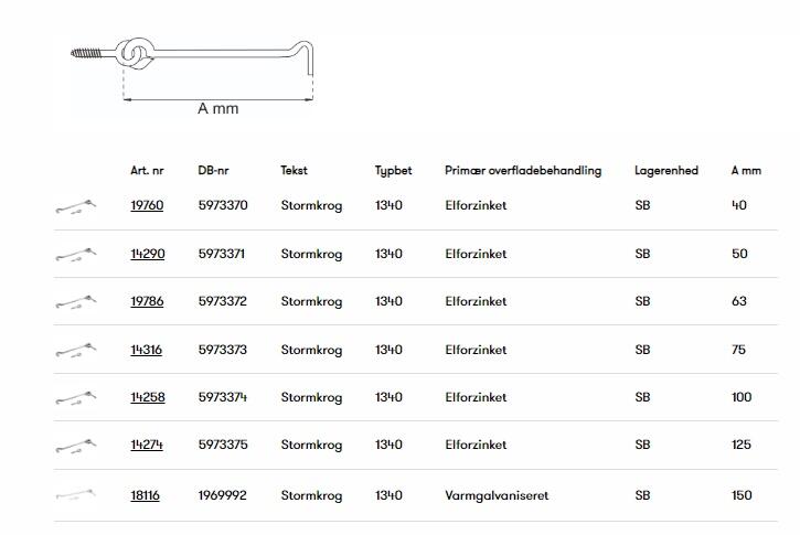 STORMKROG 300MM ELGALV. 2 STK