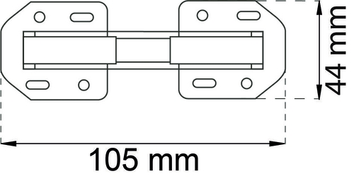 SKABSHÆNGSEL 90 GR EL-GALV. 2STK