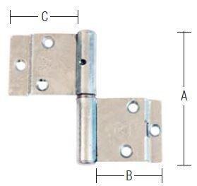 VINDUESHÆNGSEL 70 MM