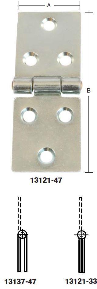 BLADHÆNGSEL 38X98 MM