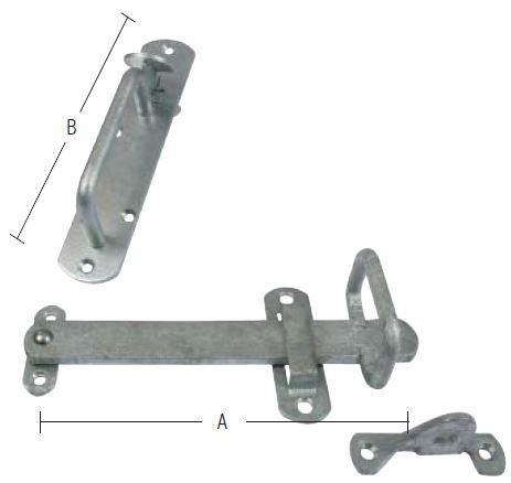 STALDDØRGREB 22-45 MM DØR