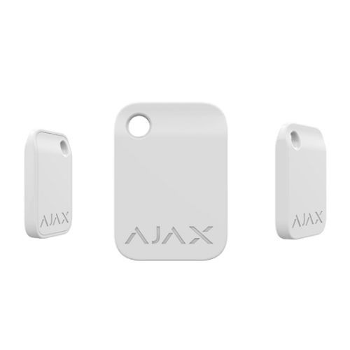 Mifare DESFire brik i hvid til Ajax Keypad Plus